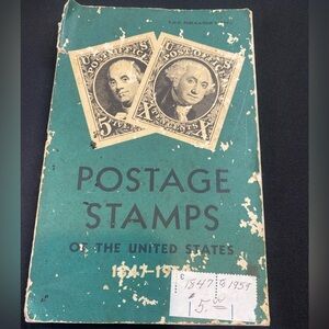 Vintage Postage Stamps Booklet